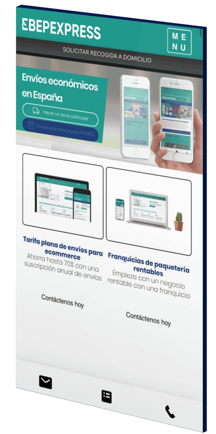 Enviar paquetes EBEP Express LATAM